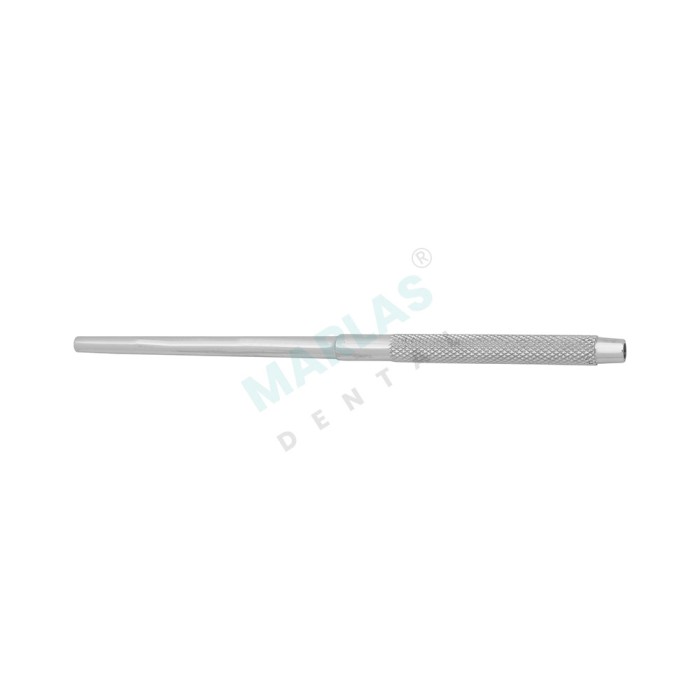 Mirror handle, octagonal knurled